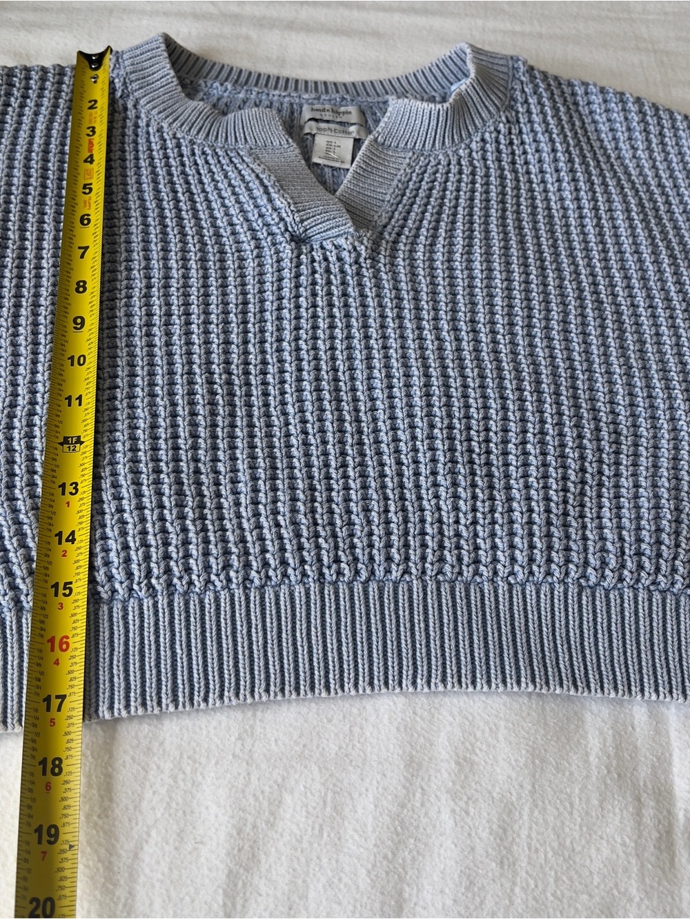 Haute‎ Hippie Style Cropped Chunky Knit Sweater - Picture 8 of 8